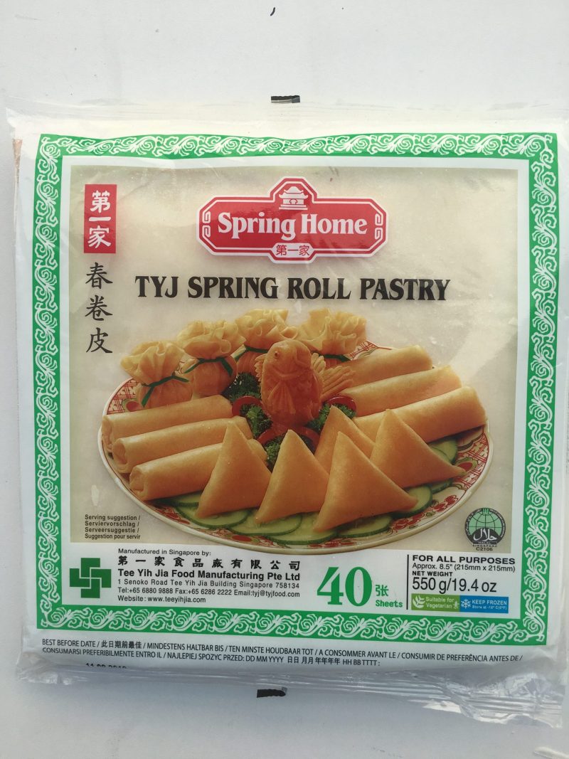 Feuille de Spring Roll (feuille de brick) 20 *40pcs